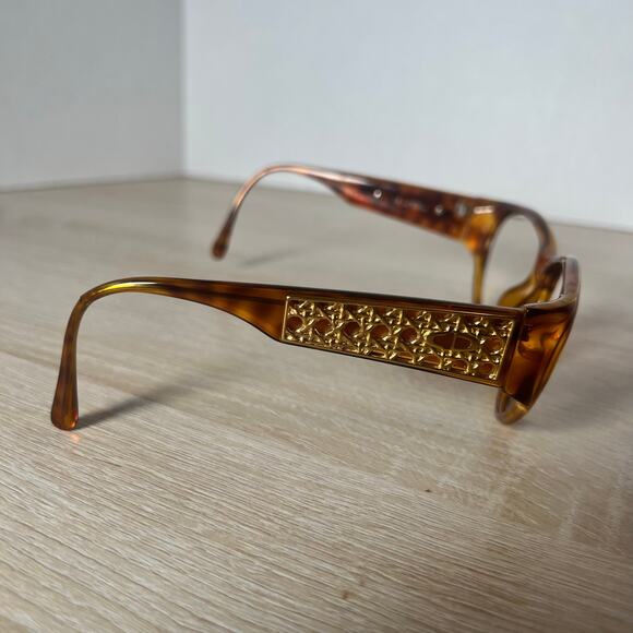 Vintage Christian Dior 2765 10 Sunglasses Brown Gold 59-14 main image 7